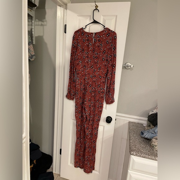 Free People Red Floral Jumpsuit - Picture 11 of 13